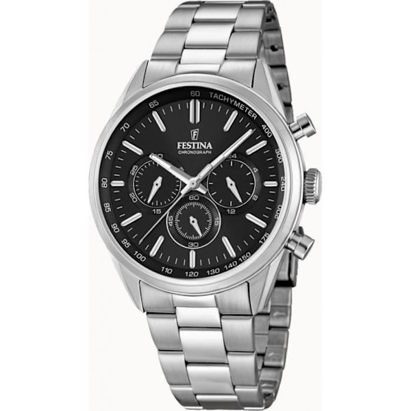 Ur - Festina - F16820-4 - Sølv - Stål - Kvarts Silvergrå