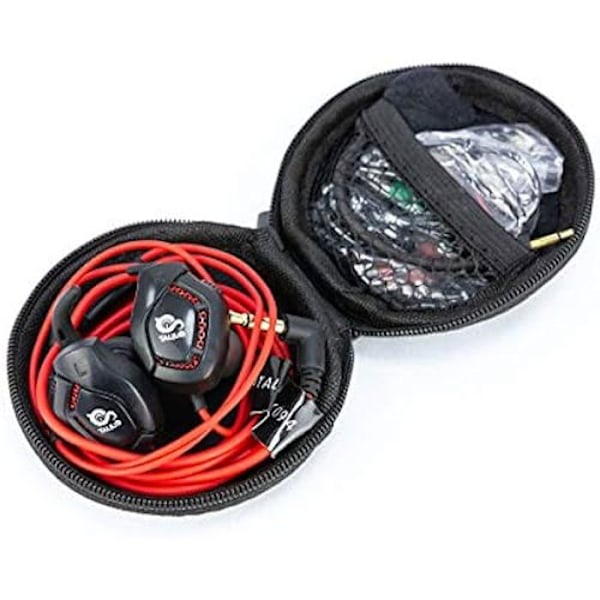 TALIUS in-ear gaming headset Rød/Sort Unik