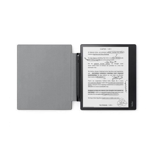 Kobo e-läsare tillbehör Elipsa 2E fodral Svart Svart