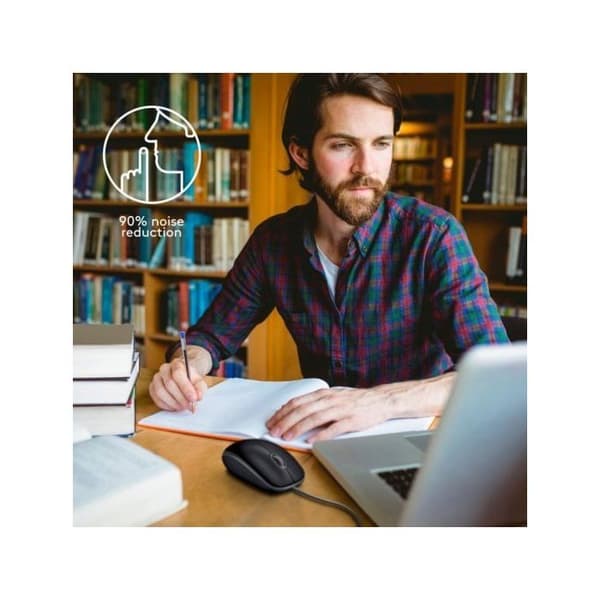 B110 Optinen hiiri - LOGITECH - USB - Musta - Kaapeli
