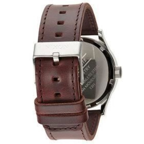 Ur - NIXON - THE SENTRY LEATHER - Læder - Kvarts - Analogisk Blå, brun