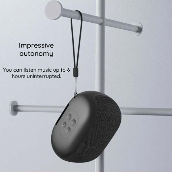 Bærbar Bluetooth-højttaler 5.3, TWS, AUX, TF, FM, USB, IPX4 - Havit (SK800BT) - Sort