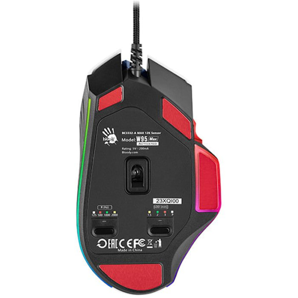 Spilmus A4TECH BLOODY W95Max USB Sports Navy Gaming Mouse