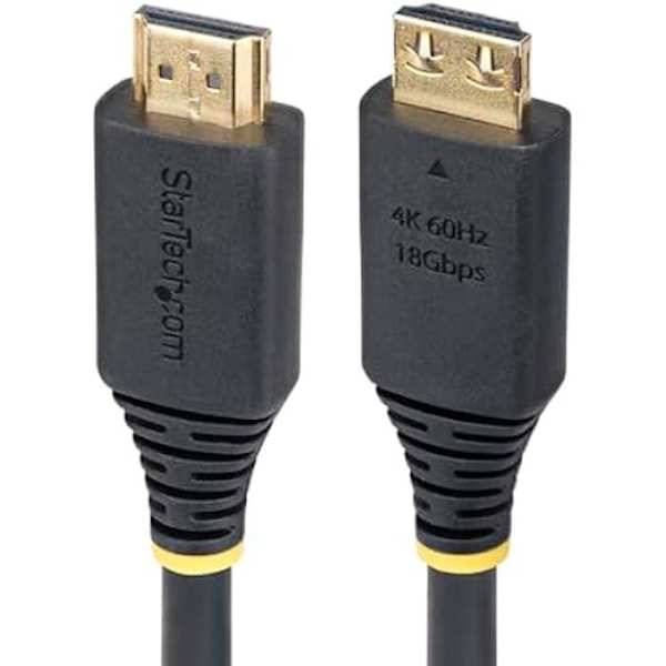 HDMI-kabel - STARTECH.COM - 90cm - 4K 60Hz - 18Gbps - Klemtilslutning Svart