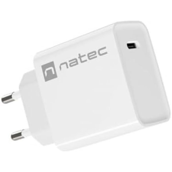 Laturi - NATEC - RIBERA - 20W - PD3.0 QC3.0 - Valkoinen Valkoinen