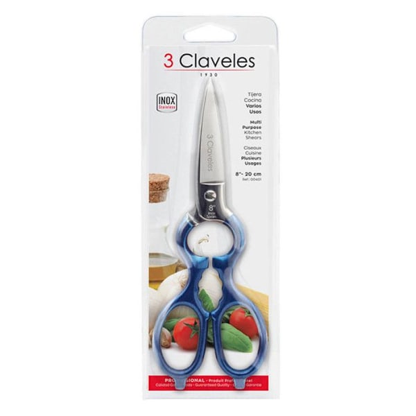 3 Claveles 401 - Monikäyttöiset keittiösakset ruostumaton teräs 20 32cm Stål