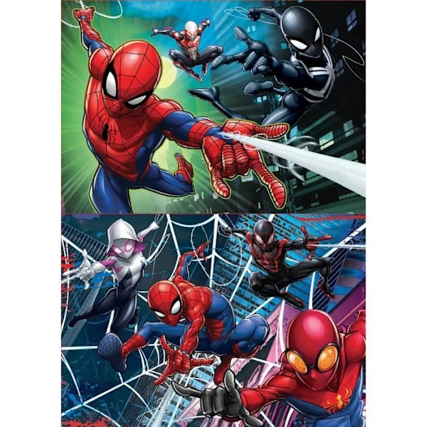 Puslespil - Borrás-2x100 Spiderman 18101 Assorted