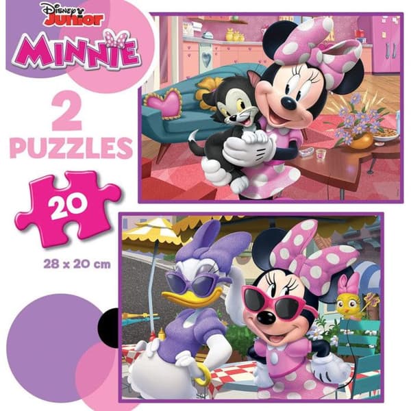 Palapeli 2 x 20 kappaletta: Disney: Minnie