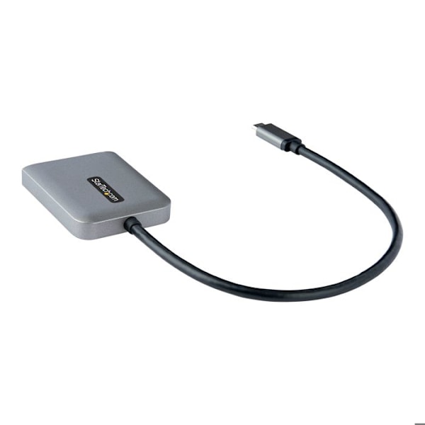 StarTech.com USB-C-kaksois-HDMI-sovitin, MST-monimonitori USB Type-C -keskitin, kaksi 4K 60 Hz HDMI-näyttöä PC-jakajalle, HDR,