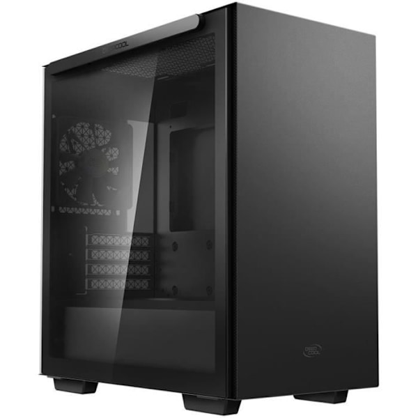 DEEPCOOL Macube 110 Sort - Kasse uden strømforsyning - Mini tower - Micro-ATX-format Sort