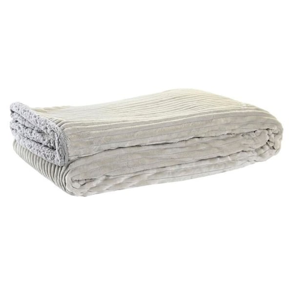 DKD Home Decor bjergtæppe beige/ljusgrå