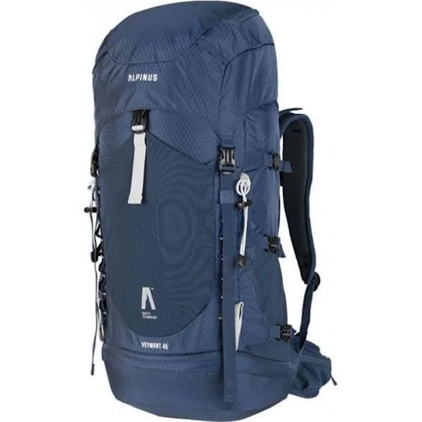 Rygsæk - Alpinus - Veymont - 45 l - Vandtæt - Unisex - Marineblå Marin
