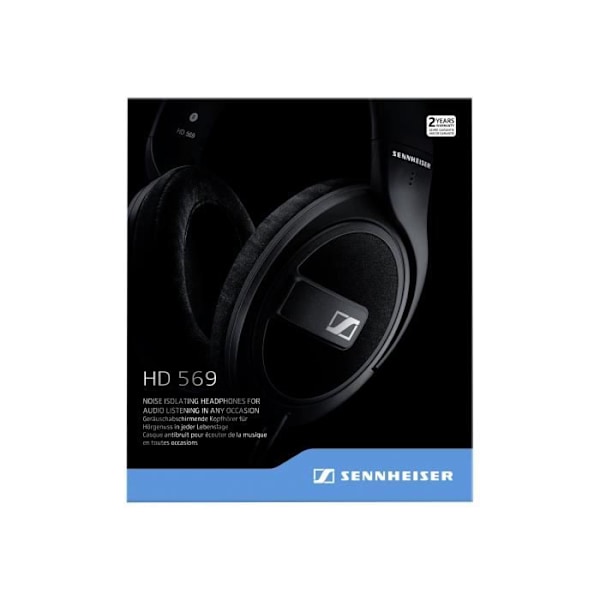 Kuulokkeet - Sennheiser - HD 569 - Korvatyynytyyppiset - Integroitu mikrofoni - Jack 3,5mm