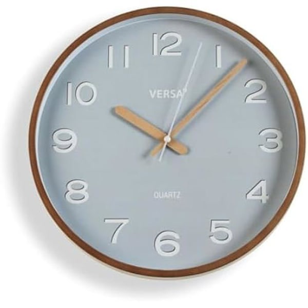 Seinäkello - VERSA - Malli S3412215 - Muovi - Vihreä - 31,5 cm Flerfärgad