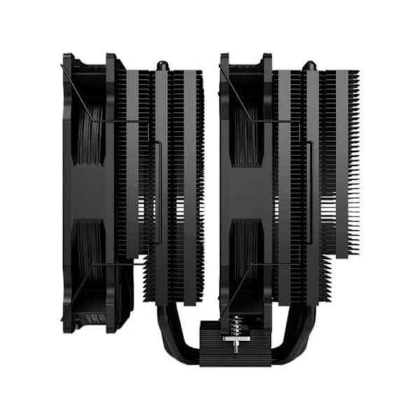 Hiditec C40 Pro CPU Tuuletin Kaksoistorni TDP 290W 6putkea 140mm Musta