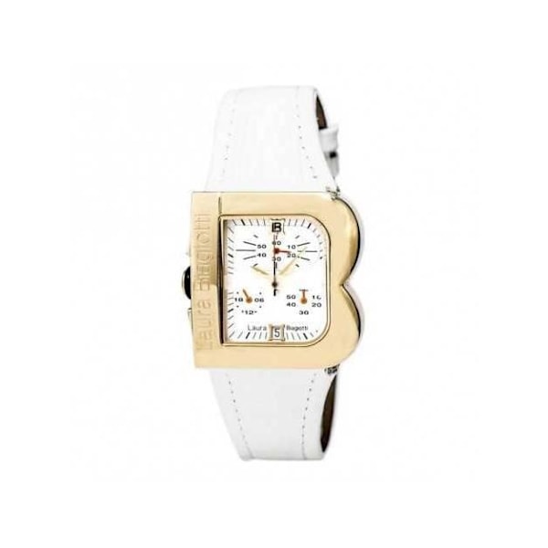 Dameur - Laura Biagiotti - LB0002L-08-2 - Quartz - Læder - 33 mm Silver
