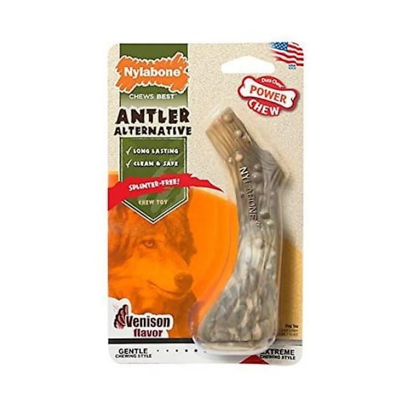 Kæmpe tyggelegetøj - Nylabone - Extreme Antler Alternative - Str. L - Ultra-holdbar - Hund kastanj