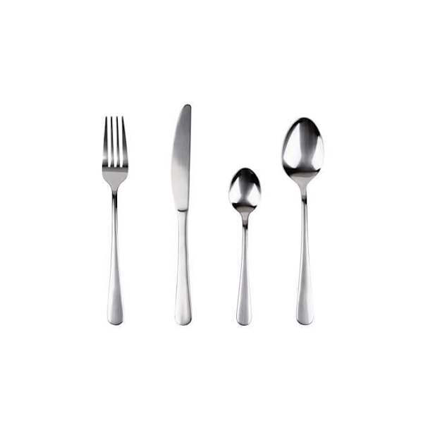 Bestiksæt - GENERIQUE - Natur - 24 dele - Genanvendt rustfrit stål