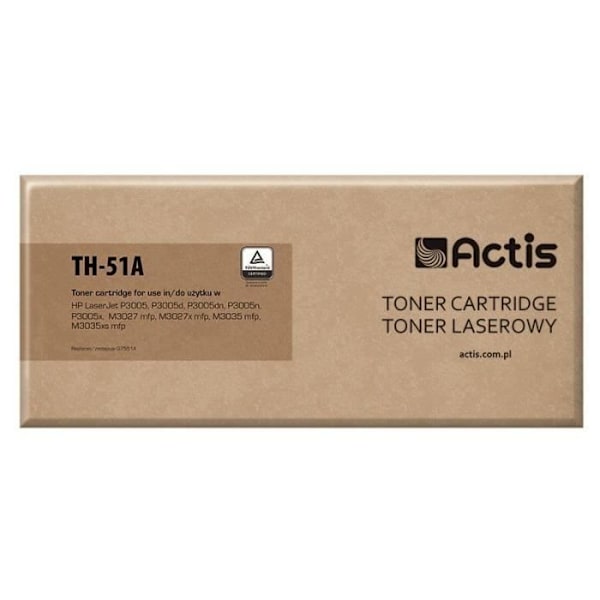 Actis TH-51A Kompatibel Tonerpatron Sort 1 stk.