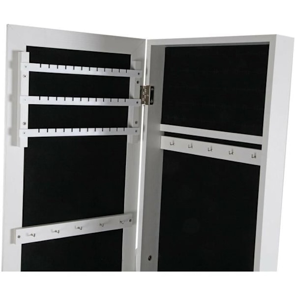 Seinäpeili - Versa - Minimalistinen - MDF - Valkoinen - 33,5 x 153 x 35,2 cm Flerfärgad