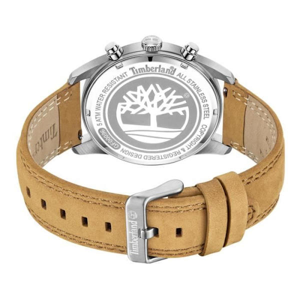 Klocka - Timberland - Northbridge - Läder och textil - 45mm - Multisport Kvartsrörelse