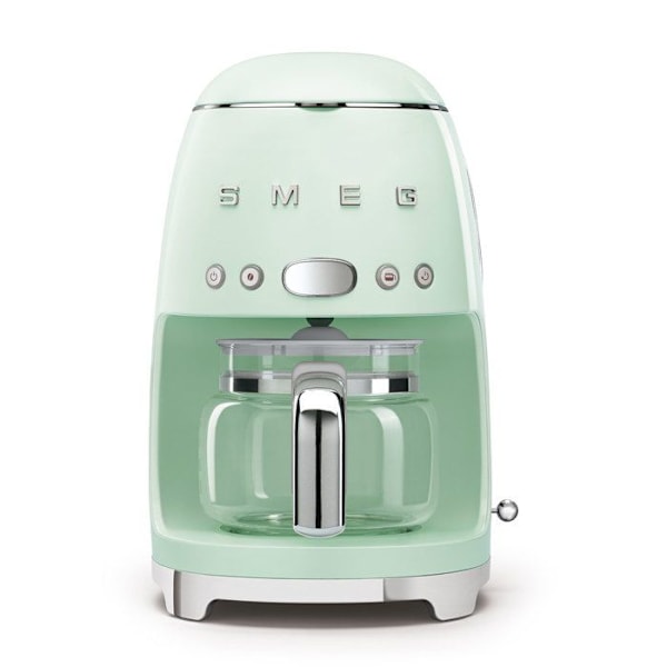 SMEG DCF02PGEU filterkaffemaskine - Vandgrøn - 10 kopper - 1050W