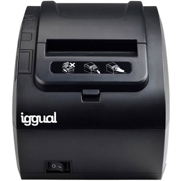 Kvittoskrivare TP8002 USB+RS232+Ethernet Svart