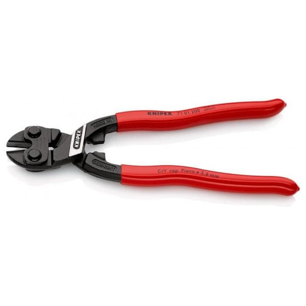 Boltsaks - KNIPEX - 71 01 200 - 200mm - Krom vanadium stål - Sort