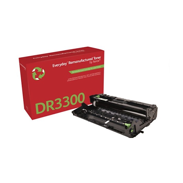 Kompatibel tromleenhed - XEROX - DR-3300 - Sort - 30.000 sider - Til Brother DCP/MFC