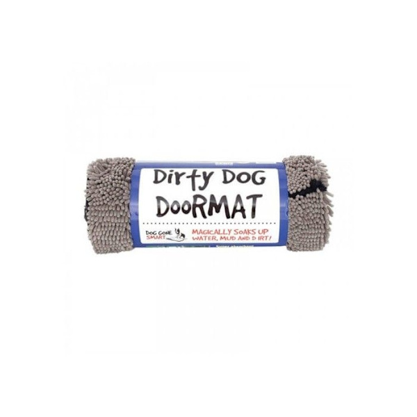 Absorberende dørmåtte - DIRTY DOG - Dirty Dog dørmåtte - Grå - Skridsikker - Mikrofiber Grå