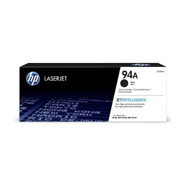 Aito HP 94A musta värikasetti (CF294A) - HP LaserJet Pro M118/M148