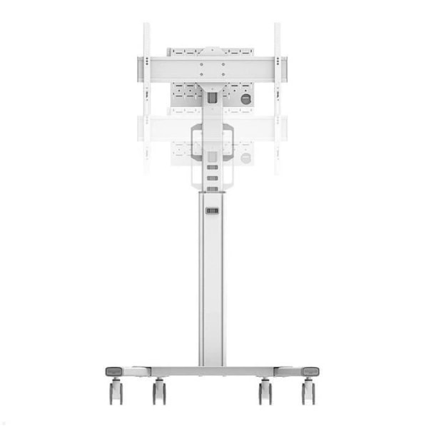 Golvstöd - NEOMOUNTS - FL50S-825WH1 - Vit - Skärm 37'-75' - Justerbar höjd 114,5-153,5 cm