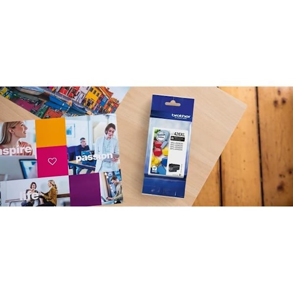 LC426XLBK blækpatron - BROTHER - 6000 sider sort med høj kapacitet - Til MFC-J4340DW, MFC-J4540DW og MFC-J4540DWXL