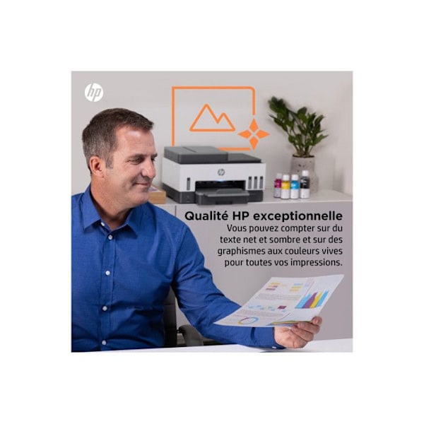 Multifunktionsprinter - HP - Smart Tank 7605 - Inkjet - Farve - Wi-Fi
