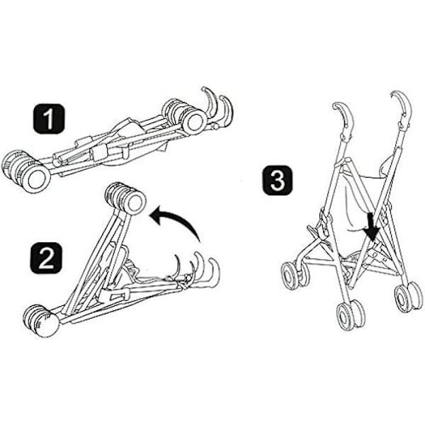 Paraplyvagn - REIG - Grundmodell - Färgtryckt - 55 cm - För blandad baby Tryckt