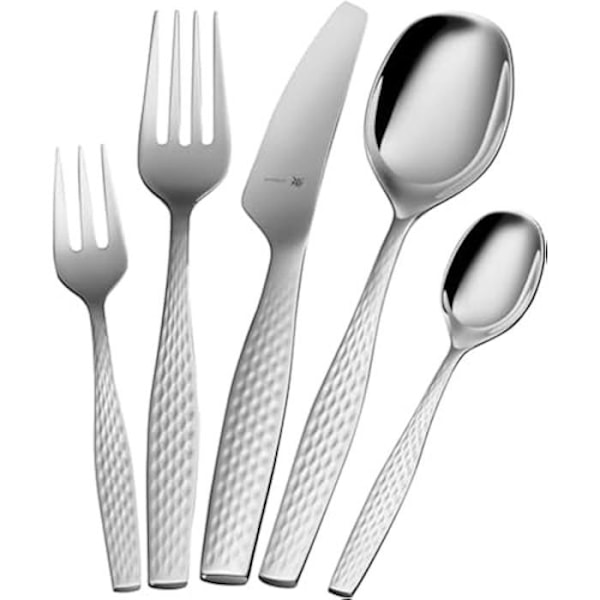 Sætbesteck - WMF - SENTIC CP - 30 dele - Cromargan rustfrit stål - Ridsefast Grå