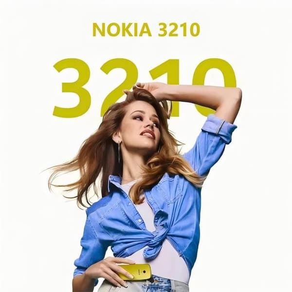 Nokia 3210 4G Mobil LCD 5.5" 64MB RAM 64MB Flash Bluetooth och 1450mAh batteri Grå