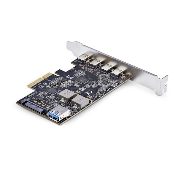 PCIe USB - STARTECH.COM - 5 Porttia - 4x USB-C 10Gbps - 1x USB-A Sisäinen - Musta