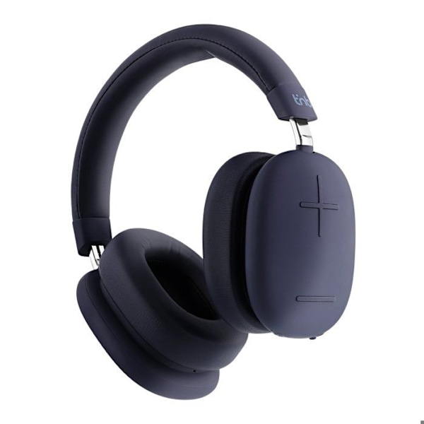 T'nB - Bounce ANC Midnight Blue, Trådløs Bluetooth-hovedtelefon, Aktiv Lydreduktion ANC, 50 timers batterilevetid, Immersiv lyd - Blå