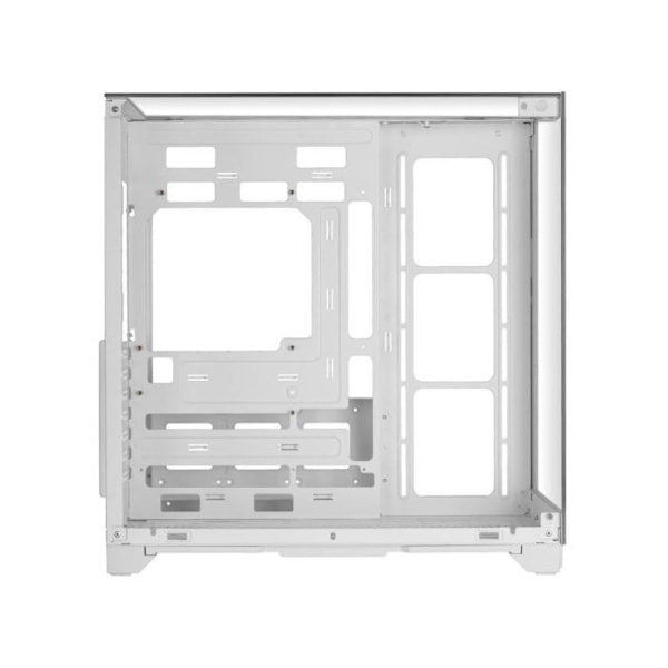 Mars Gaming MC-Vision ATX-kabinet Triple Temperet Glas Rammefri Dobbelt Kammer Design USB 3.0 Hvid