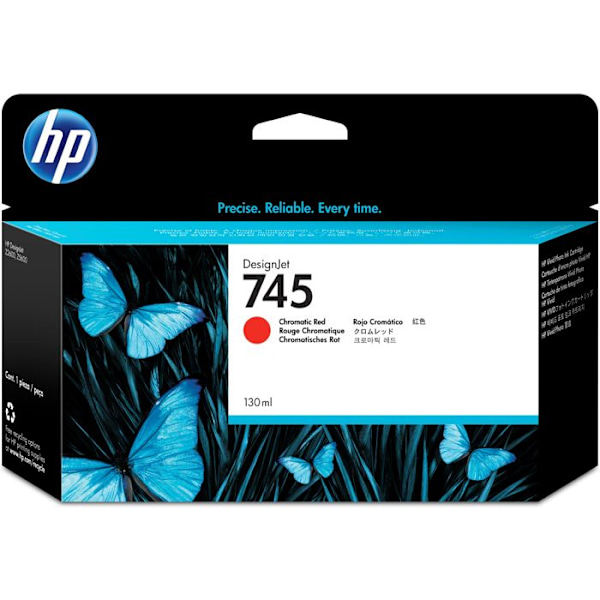 HP 745 mustesuihkukasetti - kromaattinen punainen - mustesuihku