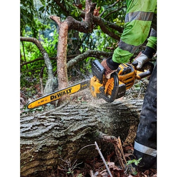 Langaton moottorisaha 54 volttia 45 cm - DEWALT - 1 akulla 54V 3.0Ah - laturi - DCMCS574X1-QW