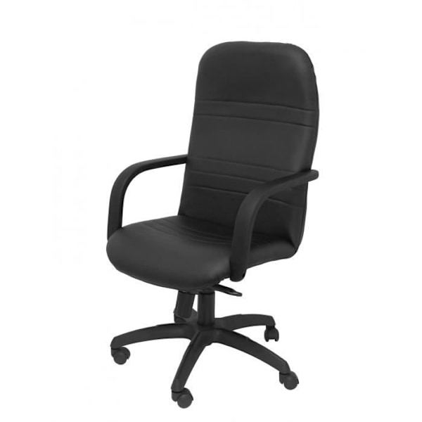Ergonominen johtajan tuoli - PIQUERAS Y CRESPO - Malli 100DBPIELNE - Nahka - Musta