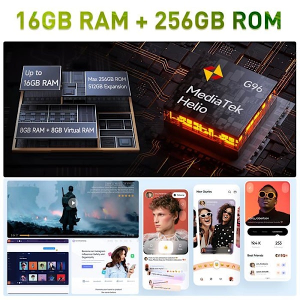 Ulefon e Armor X32 6/128GB blå