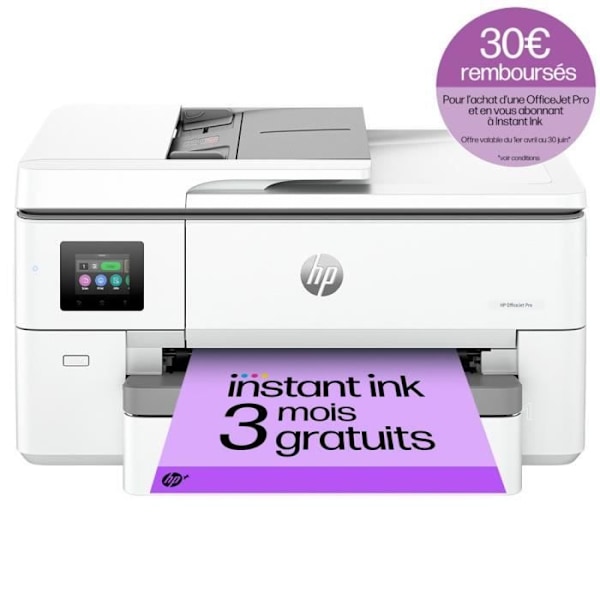 HP OfficeJet Pro 9720e A3 duplex allt-i-ett-skrivare, 3 månaders Instant Ink ingår med HP+