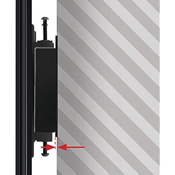 Tasoruutukiinnityksen tarvikkeet - B-TECH - BT8390-WFK1 - Musta - 5 mm - 188 mm