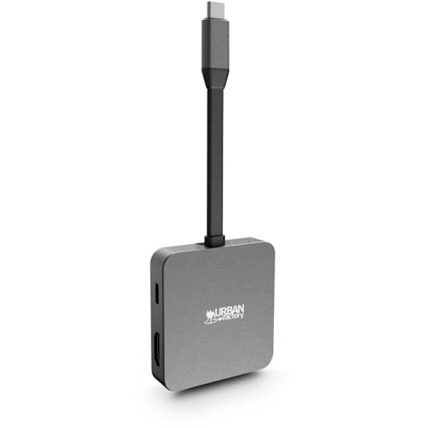 Urban Factory USB-keskitin 5-IN-1 100 W USB-C-keskitin