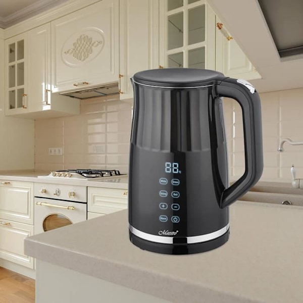 Elektrisk vattenkokare - MAESTRO - MR-039 - 1,7L - 2200W - Svart svart