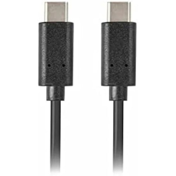 USB-kabel - LANBERG - CA-CMCM-31CU-0005-BK - Sort - USB-C - USB 3.1