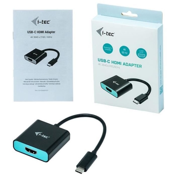 USB-C-sovitin - I-TEC - HDMI 4K / 60hz